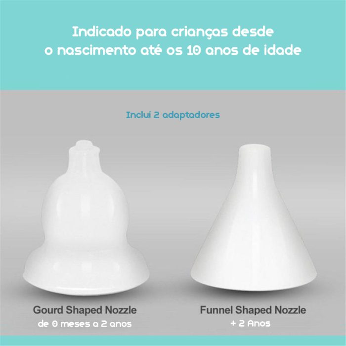 Aspirador nasal eletrico