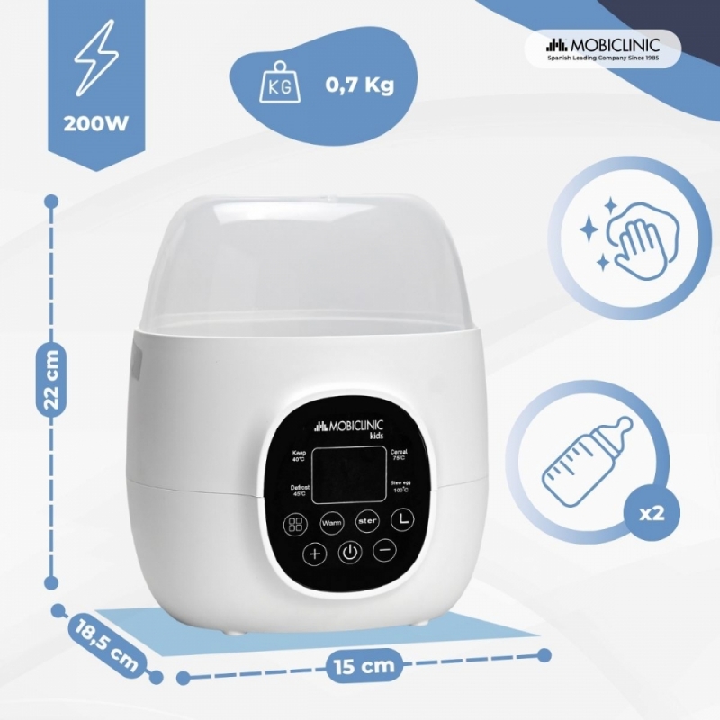 Aquecedor / Esterilizador de Biberão Duplo 6 em 1 - Mobiclinic - Image 2